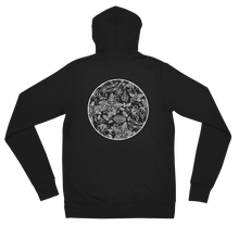 Load image into Gallery viewer, Flower Piggy Print Black Hoodie